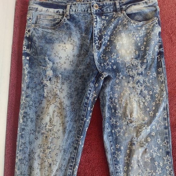 Rutherford Men’s flex Skinny jeans Size 36 - Picture 3 of 12